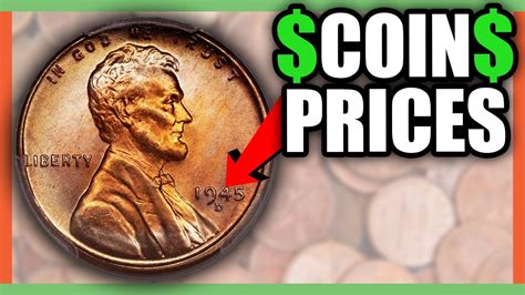 how much is a 1945 penny worth|most valuable pennies 1945.